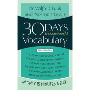 USED Book - 30 Days to a More Powerful Vocabulary by Lewis, Norman (Mass Market Paperback) - english