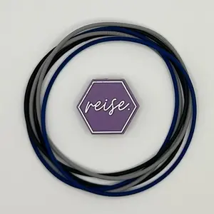 "End of the Aisle” / Silicone Stacking Bracelets / Moments Collection Stack