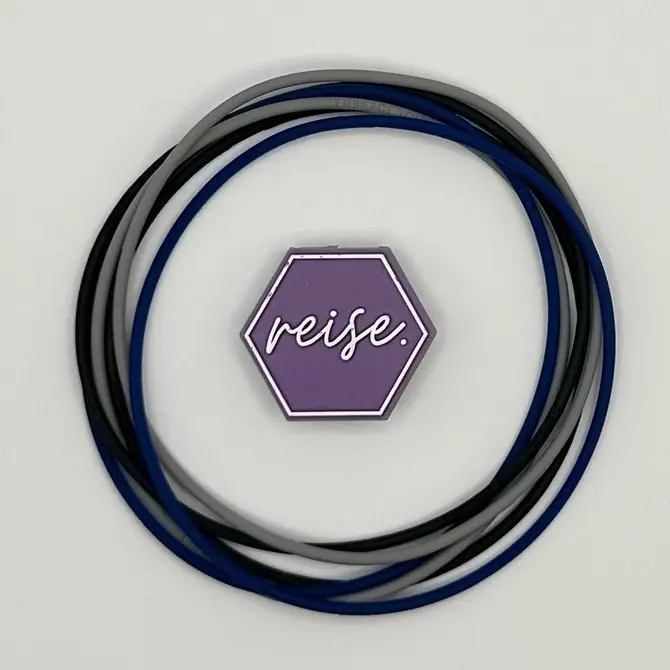 "End of the Aisle” / Silicone Stacking Bracelets / Moments Collection Stack