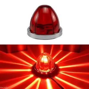 12V 24V Big Watermelon Led Marker Light Turn Signal Lamp Indicators Warning Light for Truck Trailers Caravan Bus Van Lorry