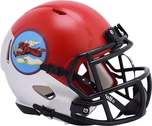 Air Force Falcons Unsigned Riddell Tuskegee 302nd Squadron Speed Mini Helmet