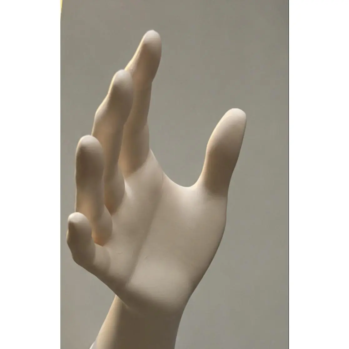 3D Printed Skin Color Filament Hand and Arm Sculpture Wall Mounted for Perfume or Jewelry Display