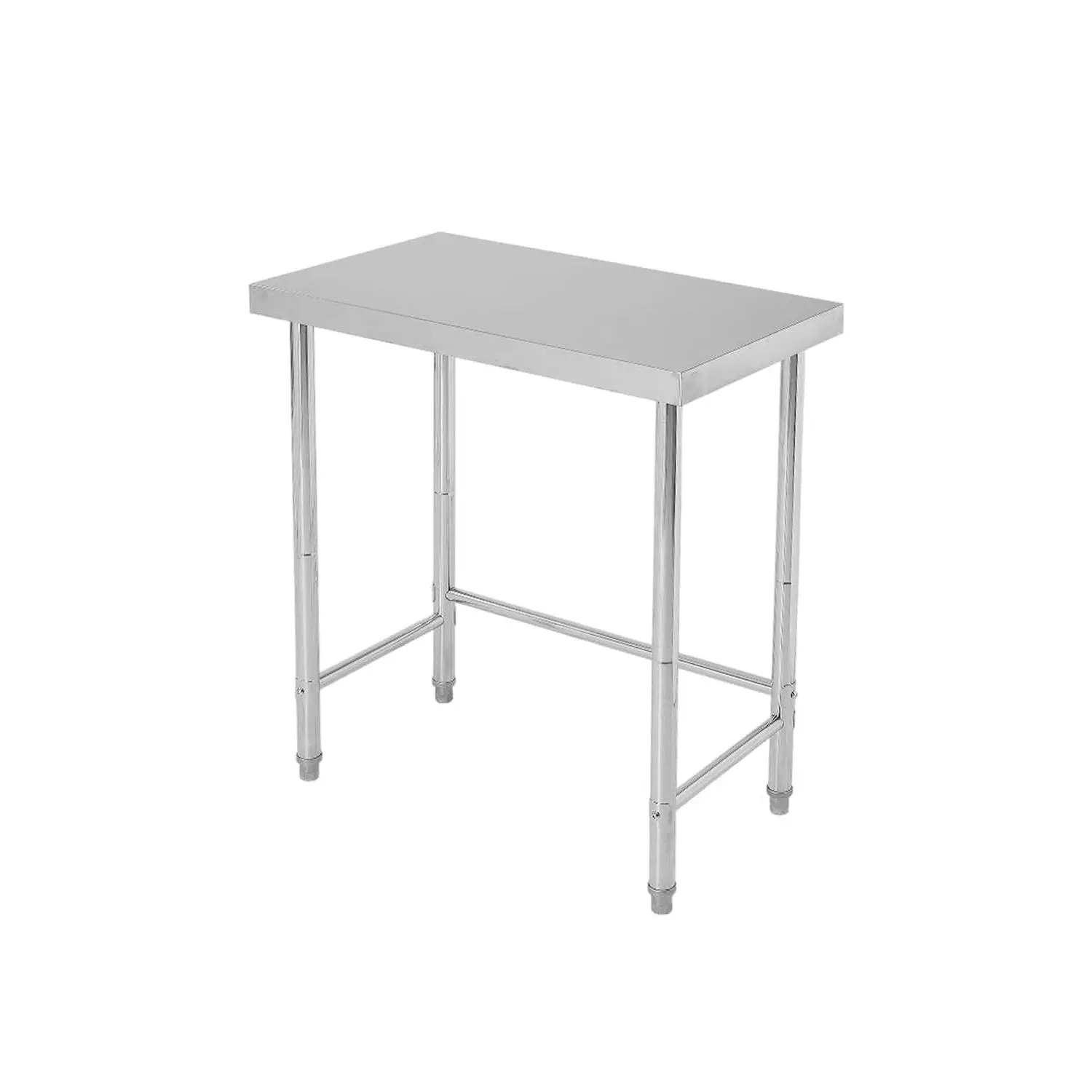 18x32x35 Inch Stainless Steel Prep Table, Heavy Duty Work Table with Open Base, NSF Commercial Utility Worktable for Kitchen, Restaurant, Home, Hotel, Easy to Clean, Rust Resistant
