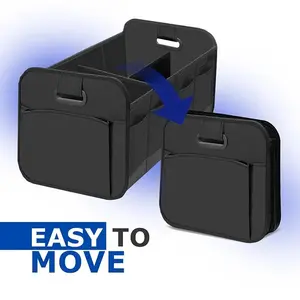Car Storage Box, Trunk Organizer, Car Interior Storage, Oxford Fabric, Large Capacity Foldable, Durable Design, Ideal for Essential Items
