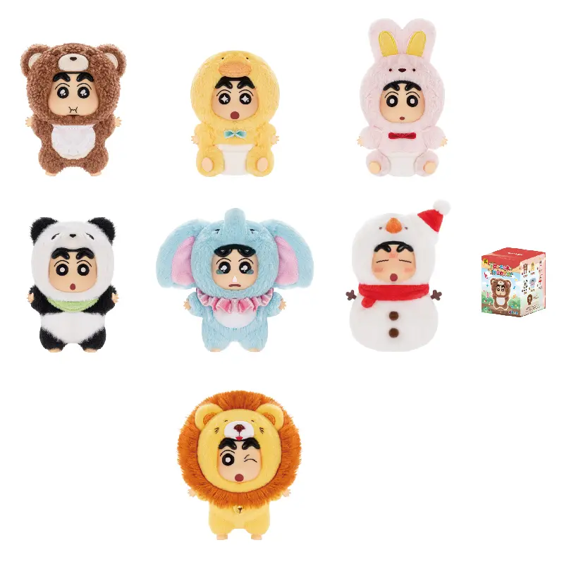 【TOPTOY】Crayon Shin-chan Forest Theater Series Plush Blind Box, Cute Figures, Desktop Ornament, Collectible Toys, Birthday & Mothersday Gift,Summervibes