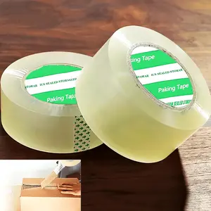 Transparent Packing Tape, Strong Adhesive Waterproof Shipping Tape, Ideal for Boxes Packages Office Home Moving Use, Long Lasting Adhesive