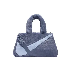 Nike Logo Tote Bag with Plush Fabric for Women