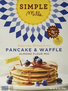 Simple Mills Almond Flour Pancake & Waffle Mix, Original - Gluten Free, Plant Based, Paleo Friendly, Breakfast 10.7 Ounce (Pack of 1)