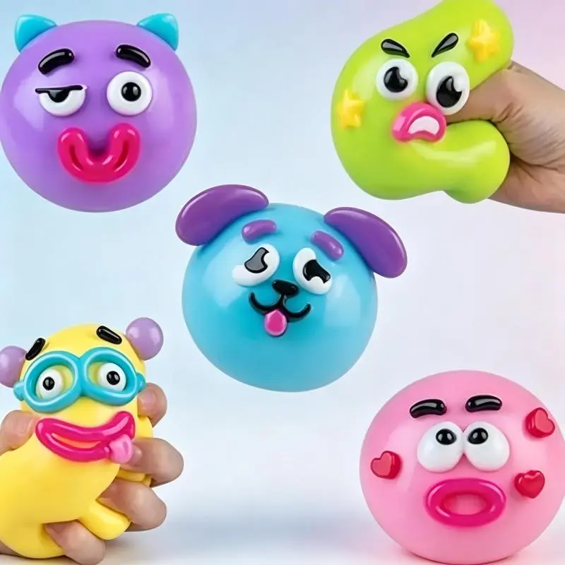 Unisex Slow-Rising Sensory Fidget Squishy Ball - No Excessive Promotions, Stress Relief Squeeze Toy, Hand Strengthener, Desk Toy for Teens & Adults (Office Stationery Gift)
