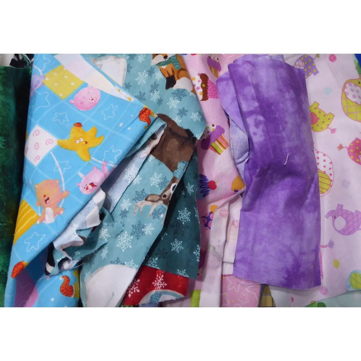 Flannel Fabric Scraps Fabric Strips Fabric Pieces Remnants Scrap Bag