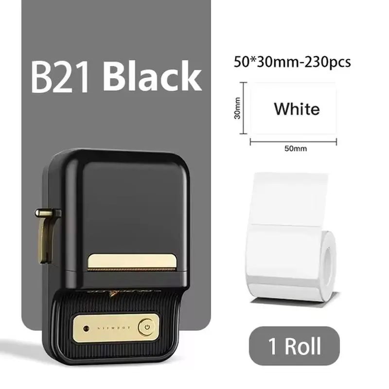 Niimbot B21 Mini Portable Thermal Printer Self-Adhesive Label Printer Portable Inkless NiiMbot