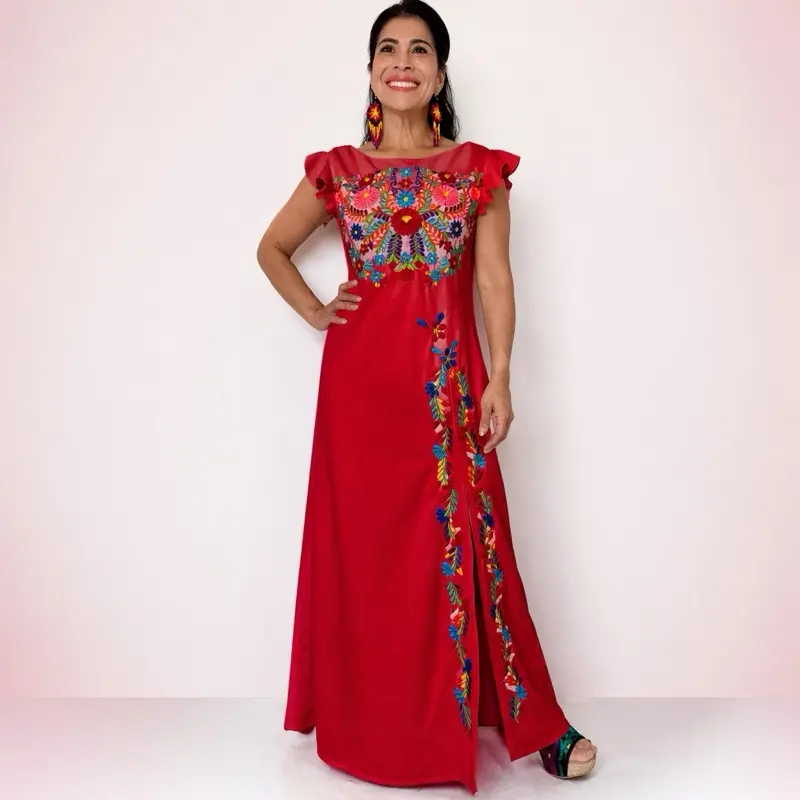 mexican embroidery dresses work - TikTok Shop mexican embroidery dresses work - TikTok Shop