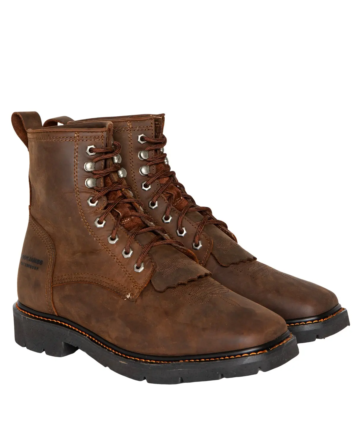 Cody James Men's Men'S 8" Mustang Waterproof Lace-Up Kiltie Work Boot - Cwmr2