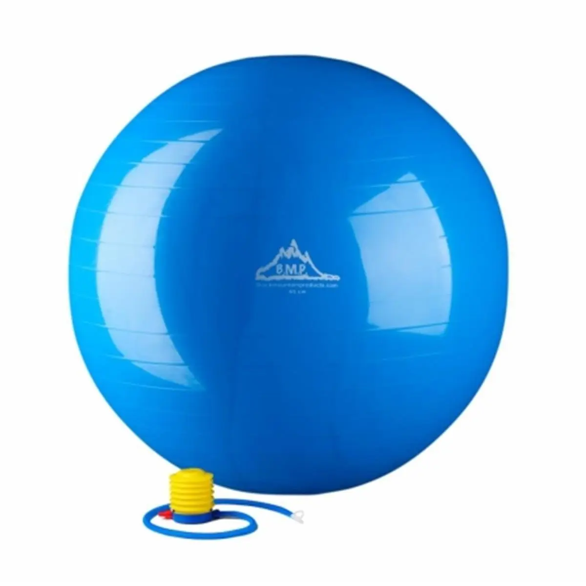 Black Mountain Products Pro Series Dense-Wall Exercise Ball, Professional-Grade 75cm Red Balance Trainer with 2000 lbs Support, Core Strength Boost, Ideal for Home Use, Includes Pump & Exercise Guide