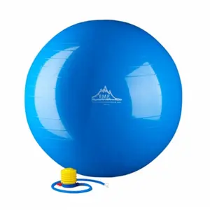 212 MAIN 75 cm Red Pro Series Exercise Stability Ball with Pump, 2000 lbs Static Support, Dense Walls for Core Workouts