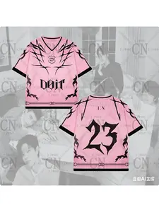 DO IT Pink Shirt 2026 Kpop Album Music T-shirt Fashion Street Wear Fan Gift T-shirt Summer Adult and Children's T-shirt