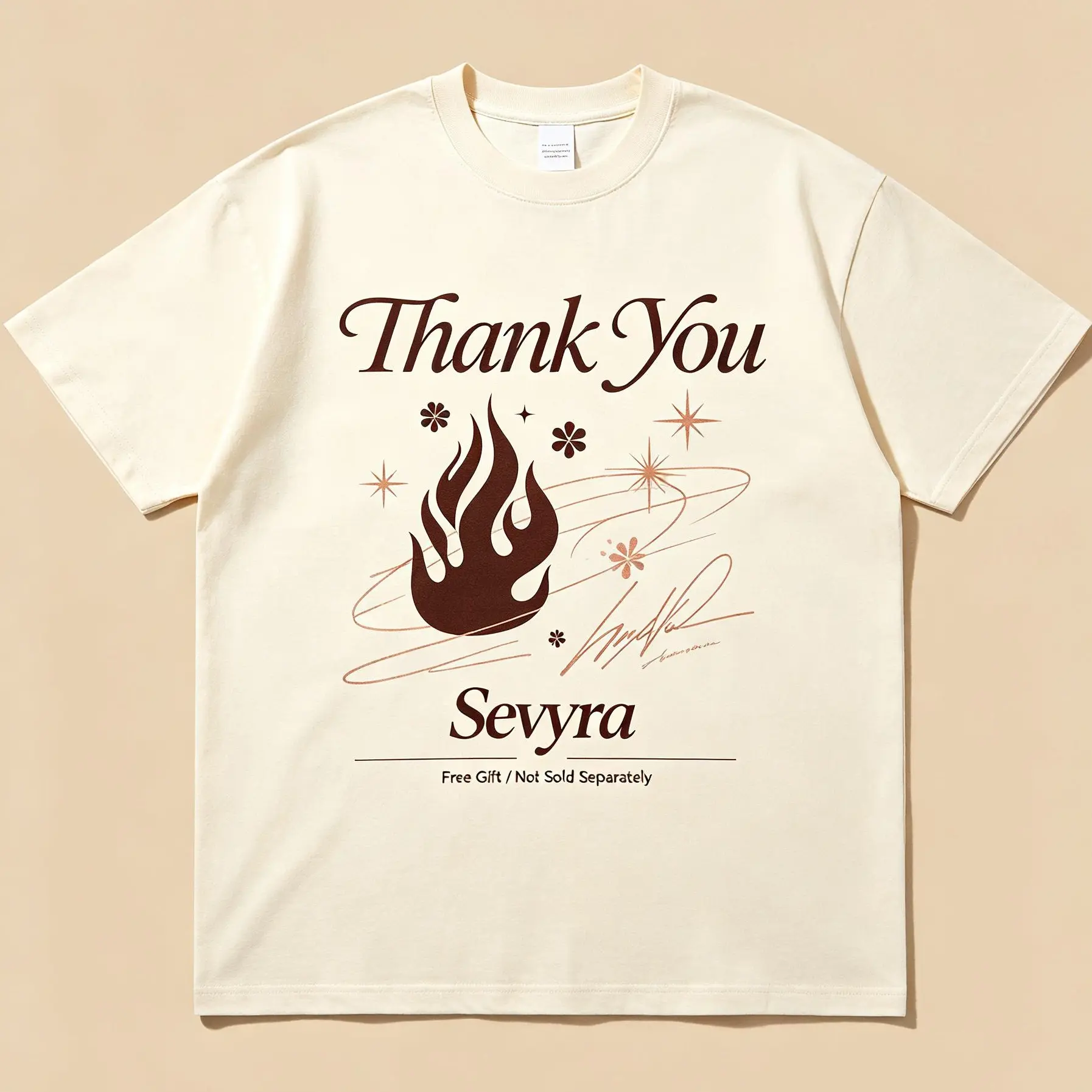 (Not Sold Separately) Sevyra Women's Loose-Fit Short-Sleeve T-Shirt Tops, Womenswear Casual Beach Apparel, Comfortable Fabric, Free Bonus Gift, Priority Packaging, Fast Shipping, Secure Full Tracking, Everyday Wear
