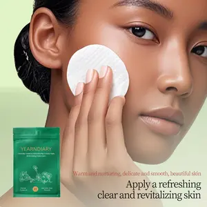 Yearndiary Moisturizing Cotton Rounds, Facial Cleansing Pads, Skin Barrier Repair, Seasonal Dryness Relief, Long-Lasting Hydration, Multi-Purpose Skincare Wipes
