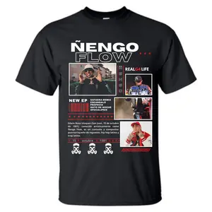 Ñengo Flow Real G4 Life T-Shirt – Latin Trap Reggaeton Graphic Tee, Urban Streetwear Shirt for Men & Women Fans, Puerto Rican Rap Music Gift