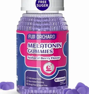 Melatonin Gummies 5mg - Natural Sleep Aid - Sleep Supplement - Sugar Free melatonin Gummies Match with Magnesium Helps You Fall Asleep Faster and Stay Asleep Longer - 60 Gummies Vegan