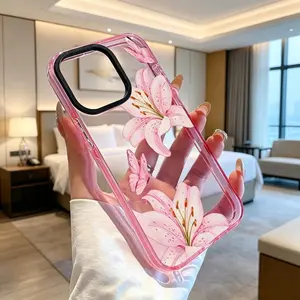 Case for iPhone 17 16 Pro Max 15 Plus 14 13 12 11 Chic Lily Charm Non-Yellowing Shockproof Clear slim Protective Softcase iPhone  case