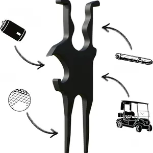 New Non-3D Printed Golf Multi-Function Tool Golf Course Cigar Holder Beer Bottle Opener Tool Kitchen Utensils
