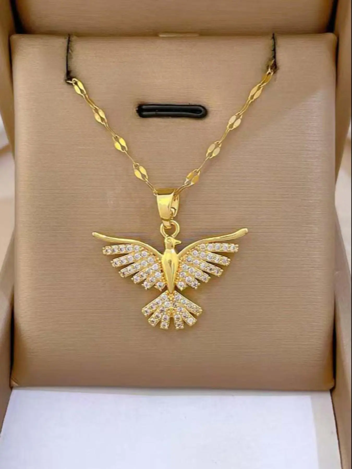 Phoenix Design Pendant Necklace for Women & Girls, Fashion Jewelry for Party, Daily Clothing Decor, Trendy All-match & Exquisite Jewelry for Birthday Gift