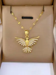 Phoenix Design Pendant Necklace for Women & Girls, Fashion Jewelry for Party, Daily Clothing Decor, Trendy All-match & Exquisite Jewelry for Birthday Gift