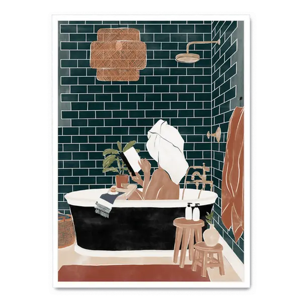 Bathroom Babe Poster