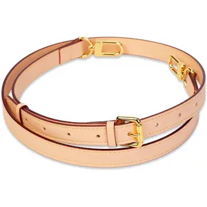 Vachetta Leather Adjustable Crossbody Strap for Leather Shoulder Strap Belt Replacement Suitable for L V Handbags