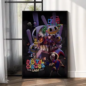 The Amazing Digital Circus The Last Act Movie Unframe Poster - Wall Art - Home Decor - Print Gift