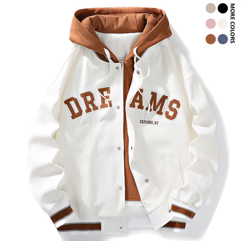 Men's Button Front Pullover Hoodie Sweatshirt - Casual Solid Polyester Streetwear Top, Loose & Fitted Options, Pockets, Basic Sporty Chic, Sizes XXS-M