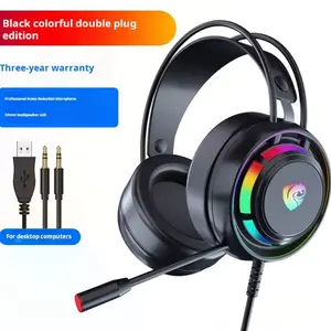 Ear  gaming headset  microphone  wired esports  headset