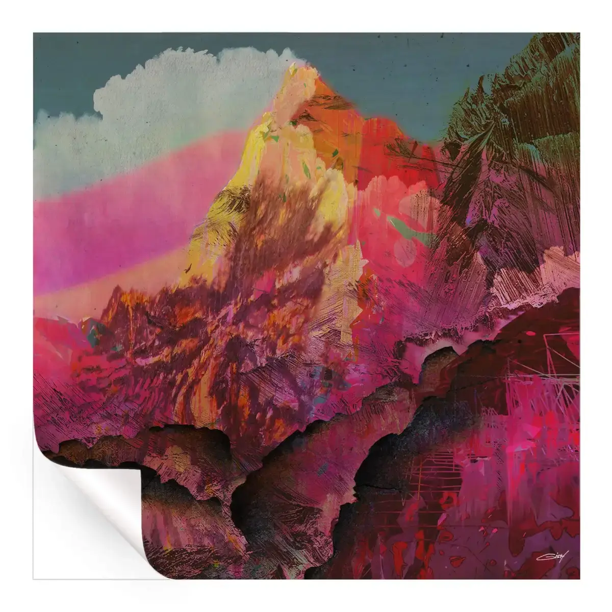 A Hiding Place Peel & Stick Canvas Decal,  Stickablez Wall Art Print