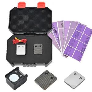 Automobile Spray Paint Point Repair Scraper Kit - Tungsten Carbide  Scraper + File + Removable Handle + 6 Grit Sandpapers (P600, P800, P1200, P1500, P2000, P3000) for Car Scratch, Stain Removal | Car Body Denibbing, Edge Banding, Spot Repair Tool Set