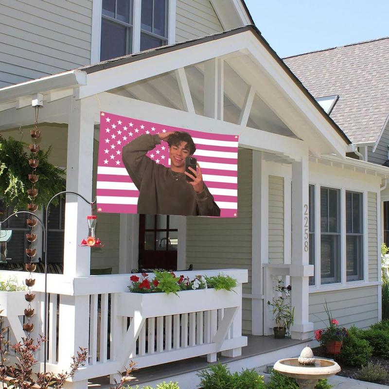 3x5 Ft Malachi Barton Flag ,Pink american malachi barton flags Tapestry,Funny poster For College Dorm Room Decor,Outdoor Parties, Gift,Tailgates Yard,Poster for Bedroom Decoration,Four Brass Grommets bedroom decor Home Textile