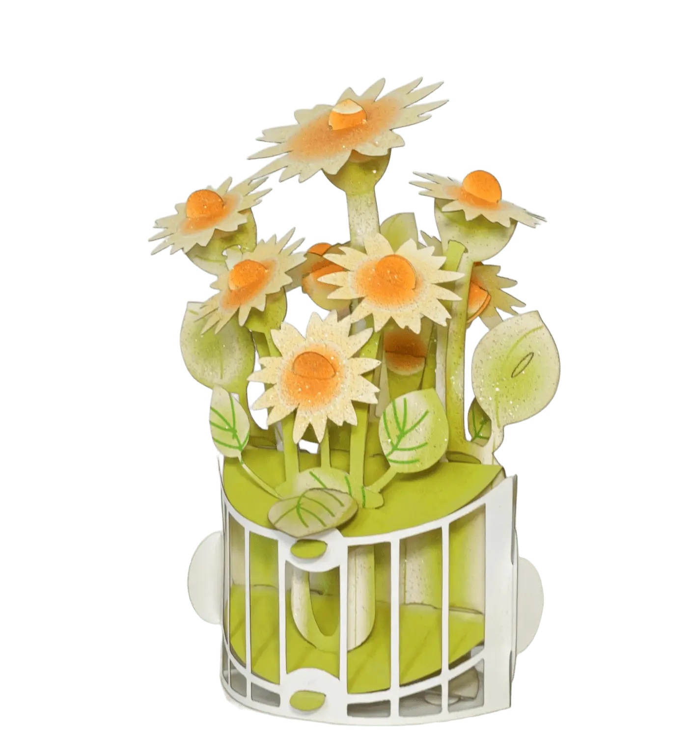 Handmade 3D Effect Sunflowers Greeting Card, Office Stationery Supplies #13