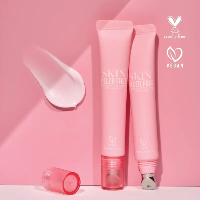 Beauty Creations Vegan Cruelty-Free 20g Anti-Aging Under Eye Repair Cream - Filler-Free, Hydrating Squeeze Tube, Anti-Sag Treatment, Puffiness Reducer, Lifts and Firms Skin, Natural Extracts (Single Item)
