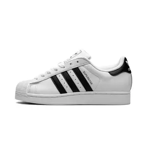 Superstar II Women's Casual Shoe - White Black Sneaker, Comfortable Trainer, Versatile Footwear (JH7032)