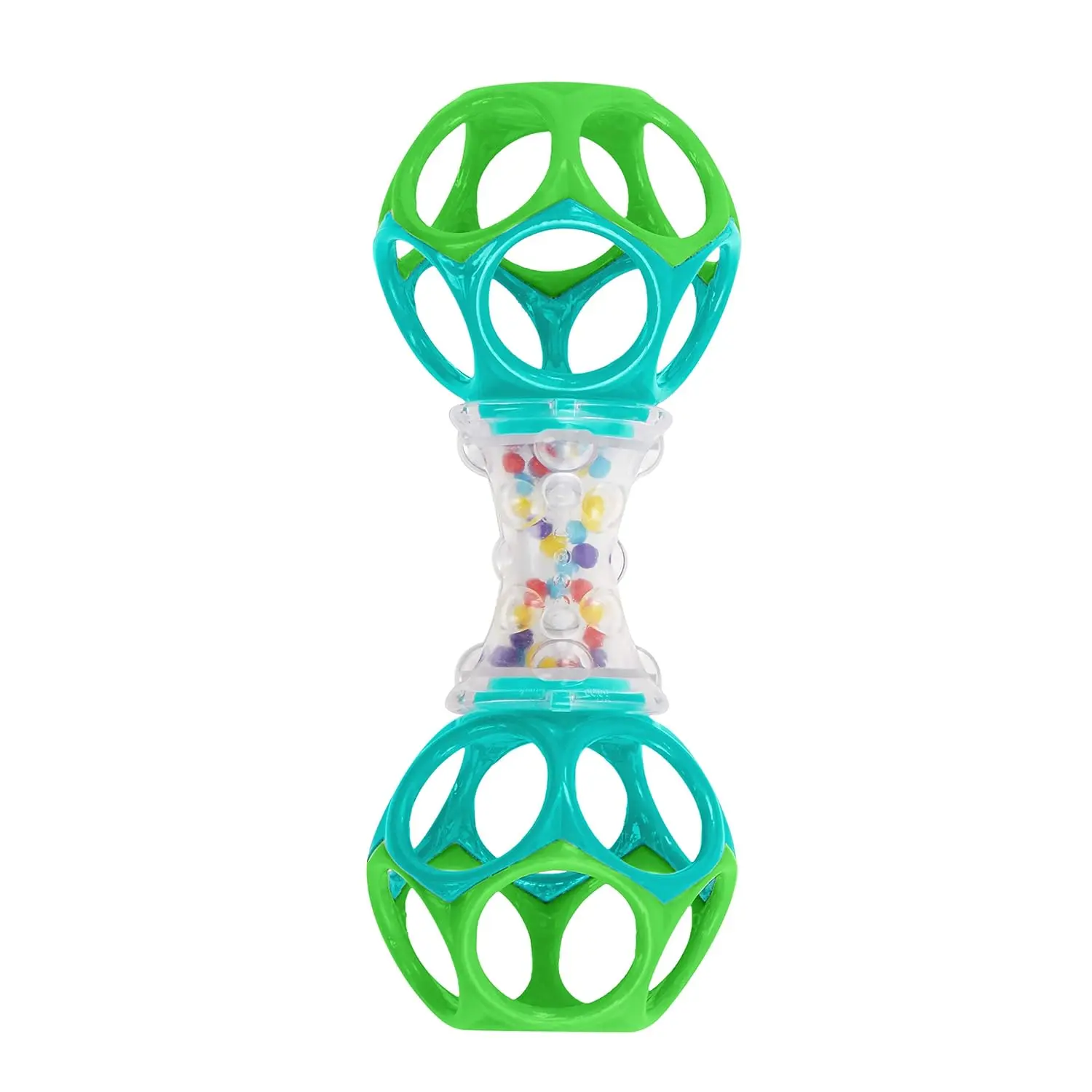 Rattle Maracas Sensory Toy for Infants, Unisex Flexible Polyurethane Shaker with a Textured Grip for Toddler Learning Activities, Plastic, 0 - 2 Years, Flexible Grip, Textured Handle