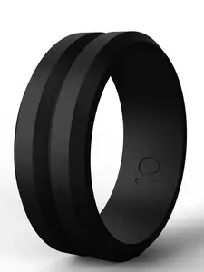 Men's Minimalist Silicone Ring, Simple Design Jewelry for Party, Daily Clothing Decor, Trendy All-match & Exquisite Jewelry for Birthday Gift, Sport