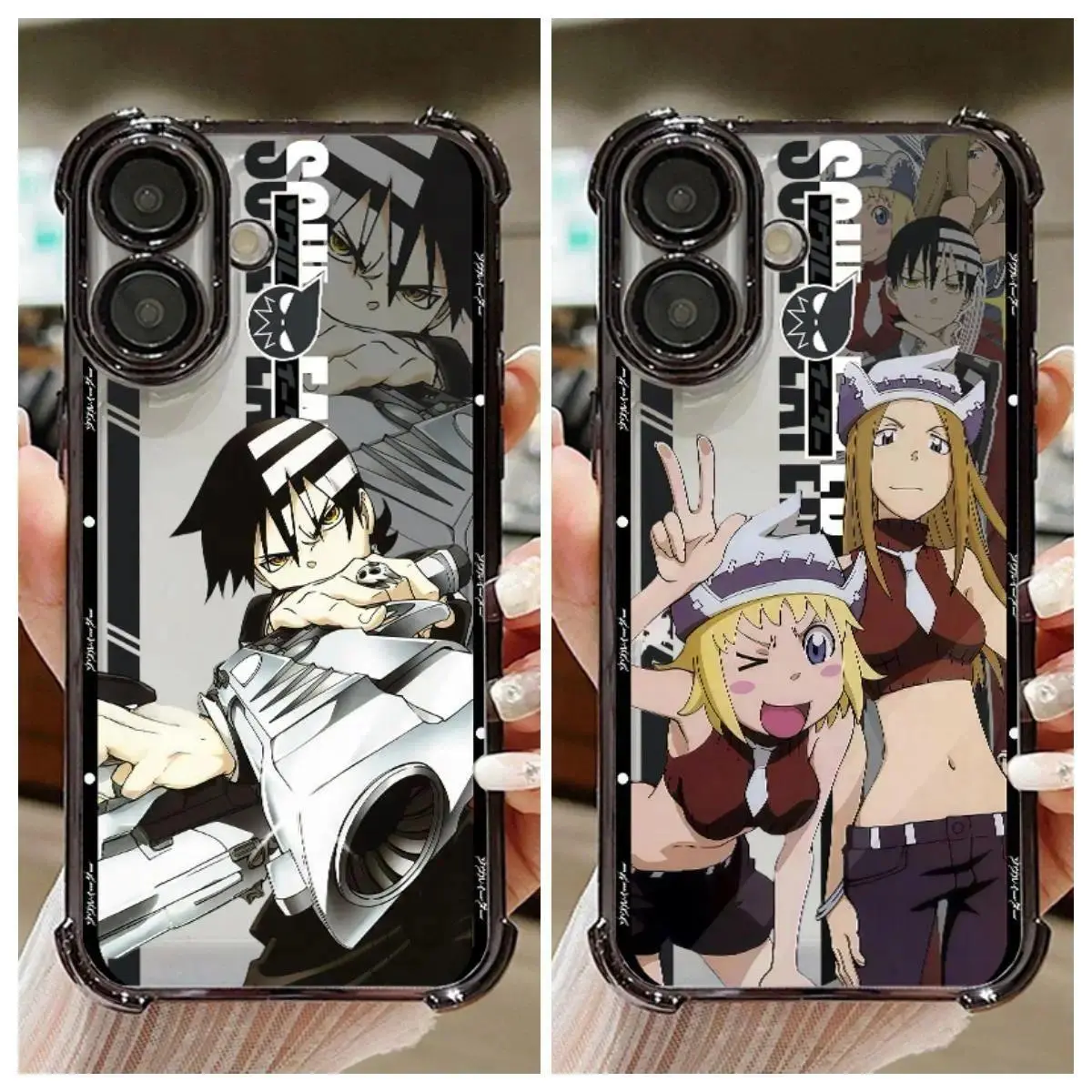 S-Soul E-Eater Phone Case Evans Crona Maka Albam Black Star Tsubaki Death the Kid S-Soul E-Eater Phone Case Evans Crona Maka Albam Black Star Tsubaki Death the Kid