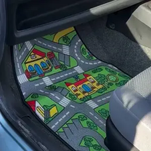 School Map Car mat