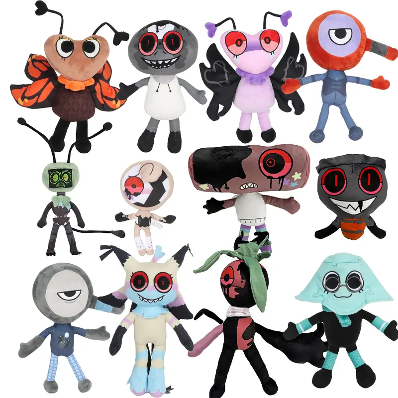 Dandy's World Plush 12 PCS Set for Fans and Friends Soft Plush Material Unique Characters Ideal for Gifting and Play Cozy Feel