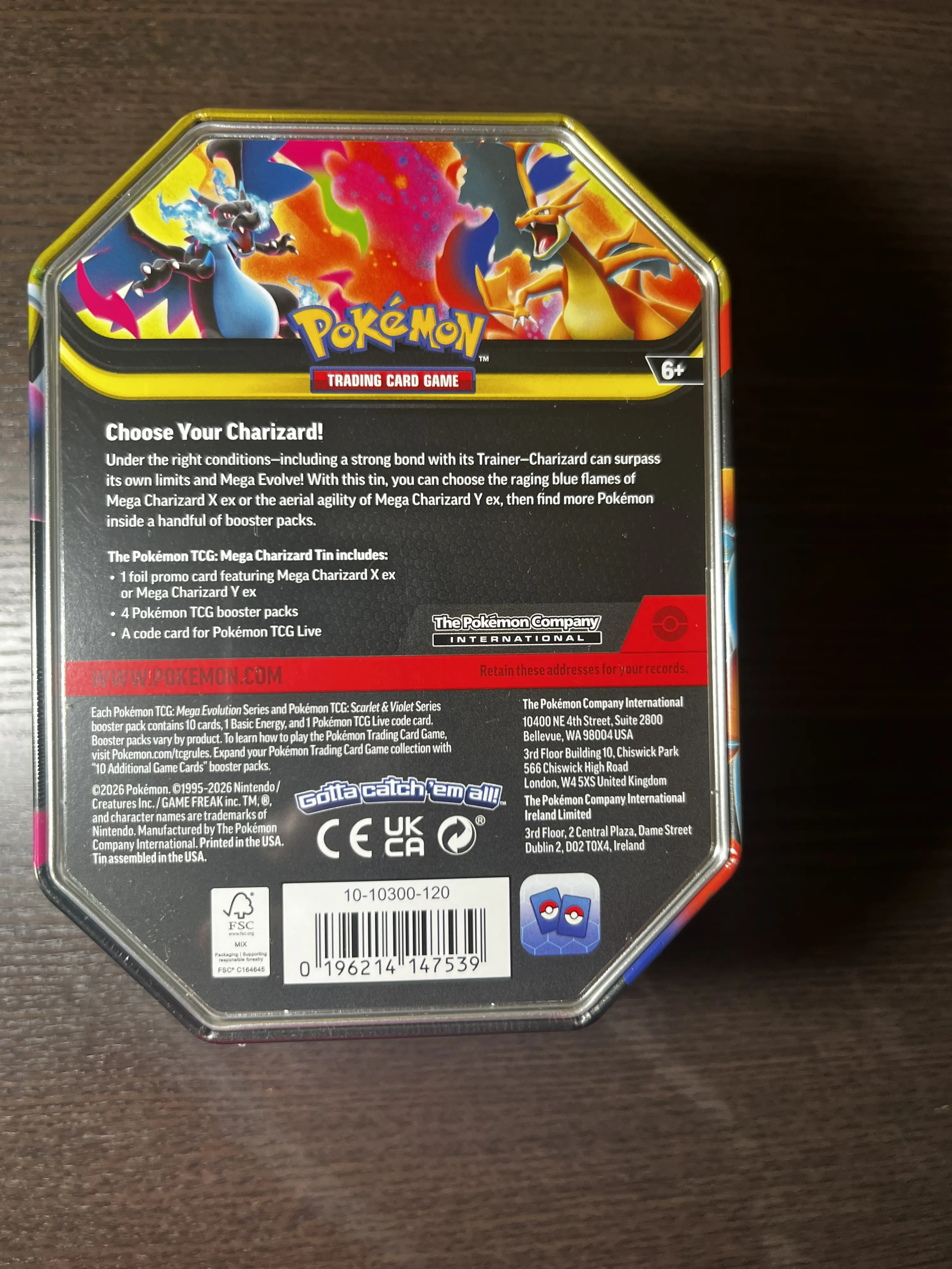 Pokmon Mega Charizard Tin (4 booster packs + promo card) - TikTok Shop Pokmon Mega Charizard Tin (4 booster packs + promo card) - TikTok Shop