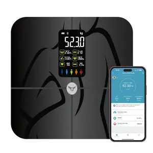 Osprey.life Smart Scale for Body Weight & Fat, Bathroom Scales 18 Body Composition Analyzer Sync to APP, BMI Body Scale, Weighing Scale,400lbs (Black)