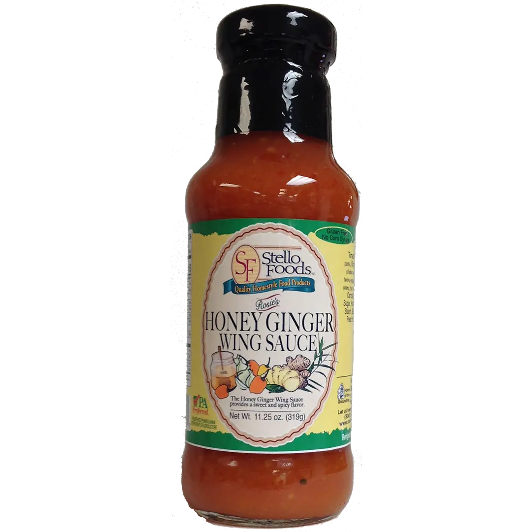 Stello Foods - Rosie's Honey Ginger Wing Sauce 11.25 oz