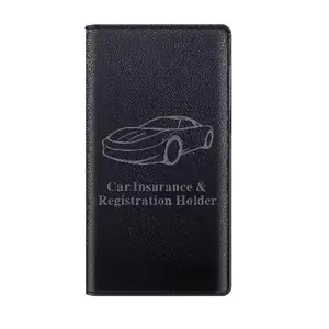 Car Registration & Insurance Holder – Premium Document Organizer for Glove Box