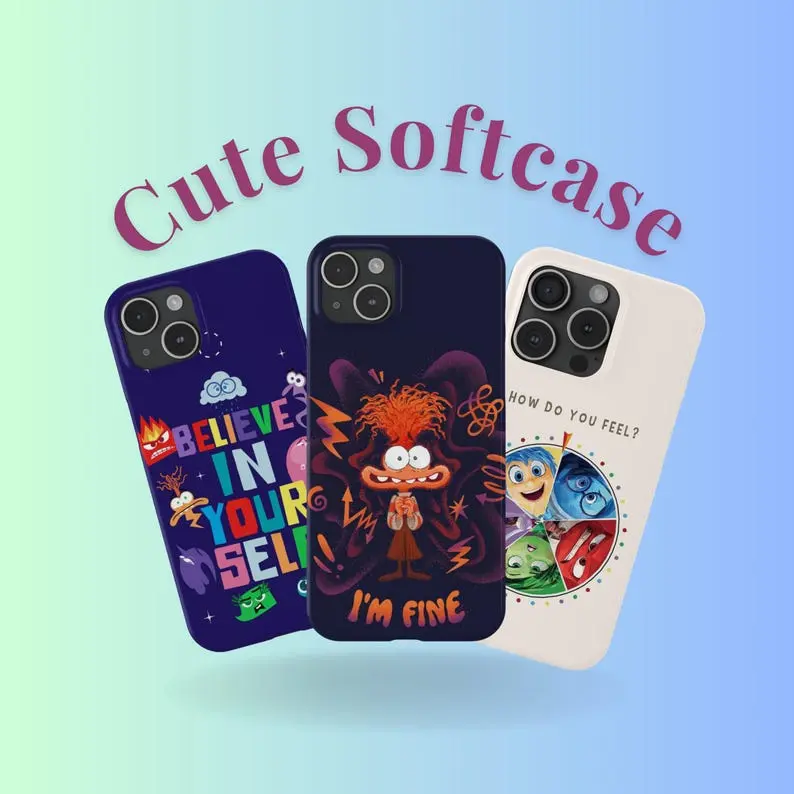 Inside Out Emotions Phone Case Colorful Case, Inside Out Movie Theme Case, Emotional Characters Case