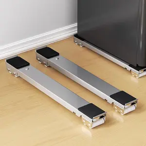 Washing Machine and Refrigerator Base Stand with Adjustable Legs Heavy Duty Stable Space Saving Design Suitable for Washing Machines